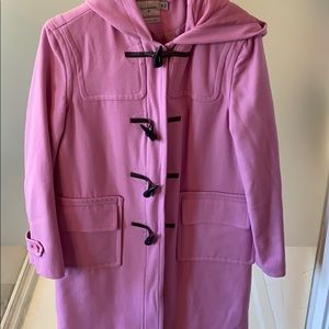 Issac Mizrahi Pink Size Medium Wool Coat